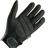 GEL PADDED SUADE PALM KEVLAR BIKER MOTORCYCLE GLOVES LG