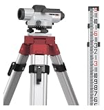 Robotoolz RT-2710-22K Automatic Level - 22x with Contractors Tripod and 9 Grade Rod