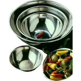 Hwi Metro #1053 5PC Stainless Steel Mixing Bowl Set by HWI METRO