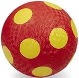Playball Red with Dots Yellow 5 inches