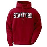 Nike Stanford Cardinal Cardinal Classic Logo Hoody Sweatshirt