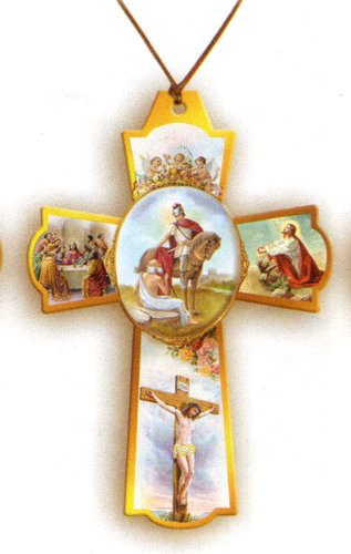 St. Martin Cabellero Necklace with Cord, 2 x 1.5