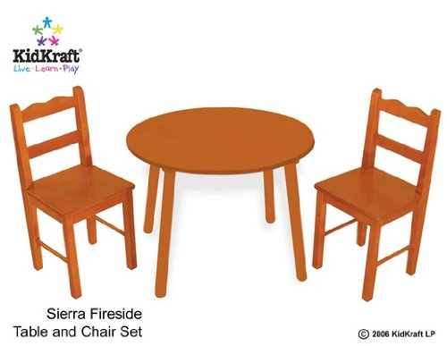 Sierra Fireside Table and Chair Set, by KidKraft
