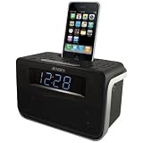 Jensen Docking Digital Music System/Alarm with Auto Time Set for iPod and iPhone (Black)