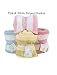 Crib Clouds - Chunky Monkey Baby Blanket By Colorado Trading (Pink/White Striped)