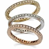 14K Rose Gold Diamond Anniversary Band Ring (0.38 ctw, G-H, SI1)