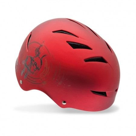 Giro Flak Cycling / Bike / Skateboarding Helmet Red Creep Large (23.25