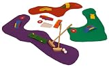 CRAZY GOLF SET - so flexible you can match the course to your youngster's age and ability!