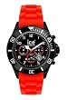 Ice-Watch - Chrono - Big 48 Black Sili Red