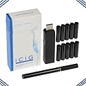 Electronic Cigarette iCIG GLOSS BLACK i100 Cigarettes Starter kit - iCIG e cig e cigarette kit ecig starter - Best Summer 2010 vapour device & throat hit - Public friendly - 28day WARRANTY - EXCLUSIVE TO AMAZON ONLY