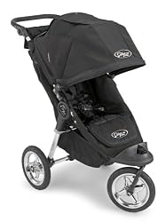 Baby Jogger City Elite Single Stroller - Black/Black