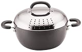 Circulon Total 5-1/2-Quart Casserole with Locking Colander Lid