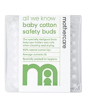 All We Know Baby Cotton Safety Buds - 56pk