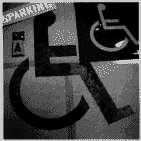 Buy Handicap Marking Stencil – HANDICAP MARKING STENCIL 48″X48″