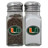 Review Bergamot  / Miami Hurricanes NCAA Logo Salt/Pepper Shaker Set