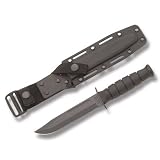 KA-BAR 1258 Short USA Clip Point Knife-Hard Sheath