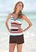 V-neck tankini top