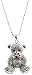 OMyGod Large Teddy Bear Pendant  on 60 cm Chain