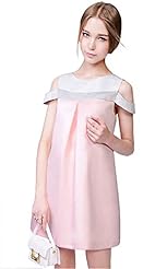 A-line Off the Shoulder Cotton Spring Summer Party Dress 