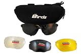 Birdz Eyewear Hawk Sunglasses Glasses 4 Sets Of Easy To Change Out Lenses Smoke Clear Yellow Smoke Mirror Sunglass Cord Included 100% Protection 415MPhmLX9L. SL160 Birdz Eyewear Hawk Sunglasses Glasses 4 Sets Of Easy To Change Out Lenses Smoke Clear Yellow Smoke Mirror Sunglass Cord Included 100% Protection