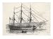 U.S.S. Macedonian, Frigate Which Brought Provisions at the Height of the Irish Potato Famine Art Giclee Poster Print, 24x18