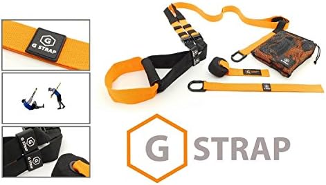ORANGE G-STRAPS Suspension Body Fitness Trainer (5 COLORS) HIGH QUALITY Guaranteed, Resistance Home Gym Fitness Training, WARRANTY