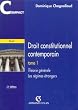 Droit constitutionnel contemporain - Th�orie g�n�rale -Les r�gimes �trangers