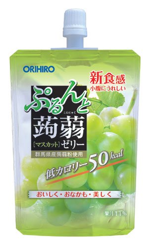 オリヒロ ぷるんと蒟蒻ゼリースタンディング マスカット味 130g