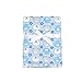 Baby Gear Plush Velboa Ultra Soft Baby Boys Blanket 30 x 40, Blue Grey Teddy