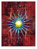 Futuristic Texture Decorative Art Giclee Poster Print by Dynamic Graphics, 18x24