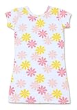 Sleepyheads Girls Daisy White Shortsleeve Dress