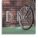 Wall-Mounted Steel Pivotal Bike Rack (1 Bike)