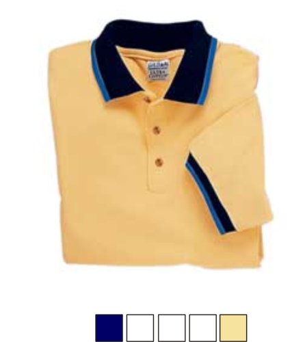 Buy Gildan – Pique with Wide-Stripe Trim (G370)