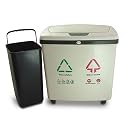 Smart 60L Stainless Steel Automatic Intelligent Infra Red Automatic Auto Bin Commercial Kitchen Recycle Bin Mirror Twin Pail