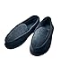 Men's Cozy and Warm Corduroy House Slippers Slip-ons with Slight Padded Cushioning - Primium Black