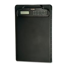 Officemate Clipboard with Calculator, Black (83336)
