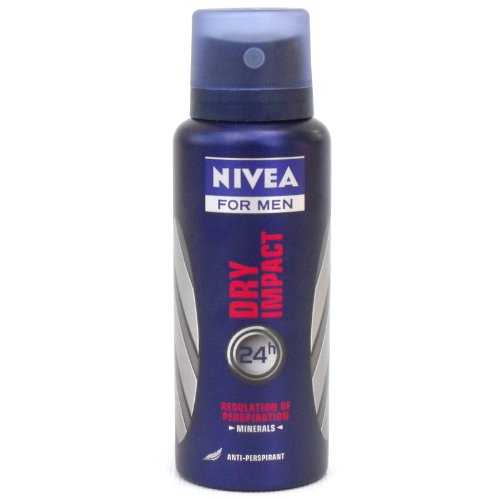 Nivea for Men Dry Impact Antiperspirant Spray 60ml