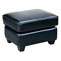 Leather Ottoman