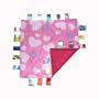 Little Taggie Blanket - Hearts 12x12