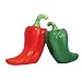 Red Green Hot Chili Pepper Salt & Pepper Shaker S/P