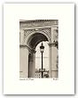 Lamp Inside Arc de Triomphe by Christian Peacock 9"x6" Art Print Poster