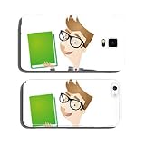 Businessman, stack of books, literature, teacher cell phone cover case iPhone6