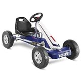 PUKY Go-Cart Kart a pédale Bleu/Blanc Kart