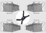 Cimarron 70'x14'x12' #36 Twisted Poly Net (for use with Baseball / Softball Batting Cage Frame)