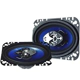 T1 Audio T1-464 140 watt 4x6 4 Way Car Coaxial Speakers