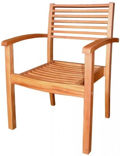 International Concepts 52870P Stacking Arm Chair in Oil,