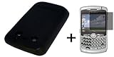 Black Silicone Soft Skin Case Cover for Blackberry Bold 9700, Onyx 9700, 90 ....