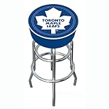 IMAGE OF Trademark NHL Toronto Maple Leafs Padded Bar Stool