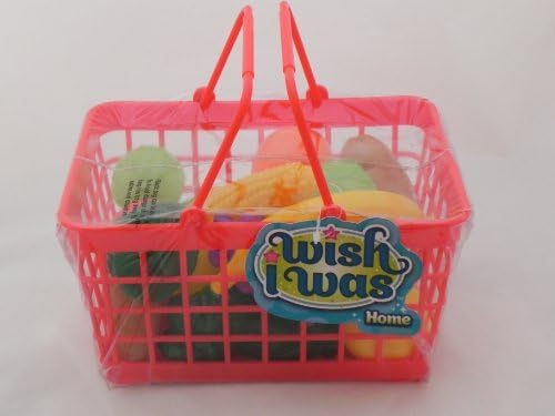 I Wish I Was Playfood Basket - Red