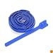 Leviton 43108-8L 8-inch Recloseable Velcro Tie Wrap (25 Per Pack) Blue
